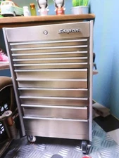 Snap-on Miniature Tool Cart with Tools and Tool Cabinet