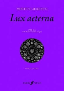 Lux Aeterna. Gemischter Chor, Klavier: SATB Divisi with ... | Buch | Zustand gut
