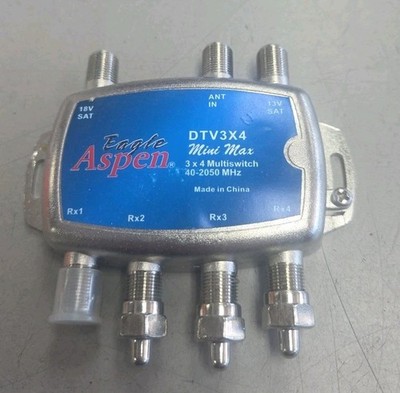 Eagle Aspen DTV3x4 Mini Max 3x4 Multi Switch 40-2050 MHZ