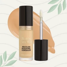 Too Faced Born This Way Super Coverage Concealer Taffy Full Size Longwear 1oz