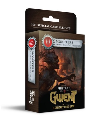Gwent Art Sleeves - Monsters, Contains 100 Art Sleeves, Standard Size