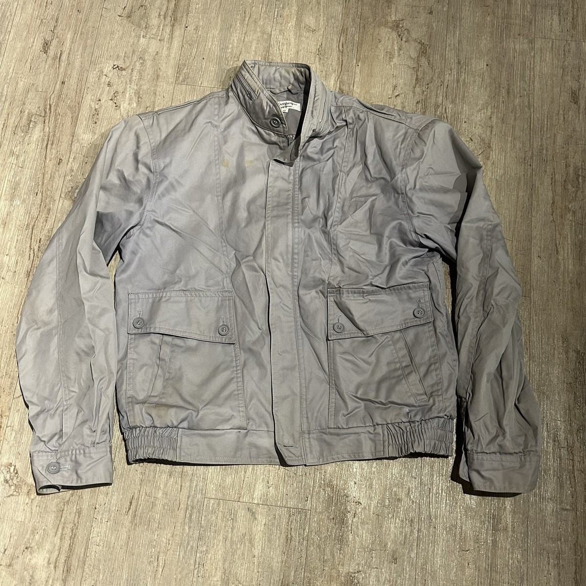 Vintage 1980s Yves Saint Laurent Cotton Bomber Jacket Men's M Made