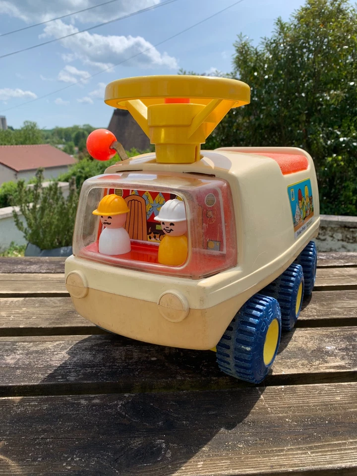 526G⚜️ Ancien Véhicule Fisher Price Explorer Le Porteur Vintage Camion Réf: 980 - Photo 2/4
