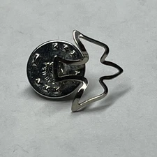 Small Metal Silver Tone Bird Dove Pin/Brooch/Pendant. made in USA