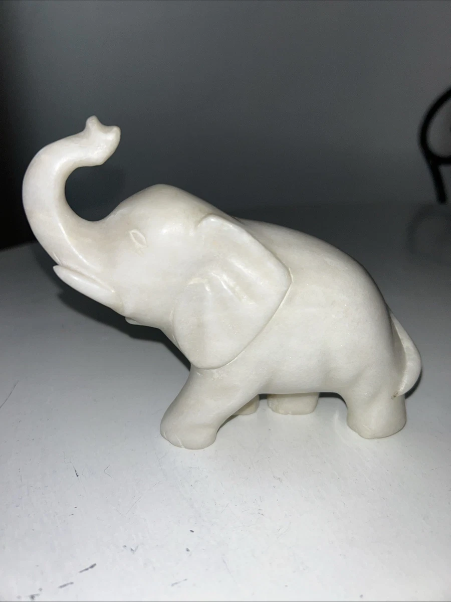 大理石大象在收藏大象雕像| eBay