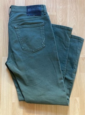 Aniven Jeans Five Pocket Sz. 32 Green Olive James Perse Dondup Department 5