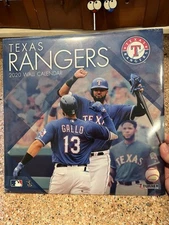 Texas Rangers 2020 Wall Calendar New