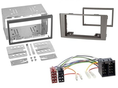 Double Din Car Stereo Installation Kit for Iveco Daily 2006-2014 Silver
