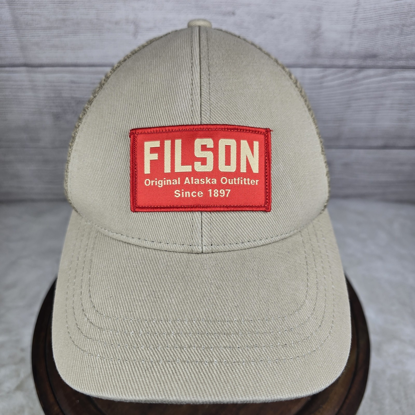 CC Filson Big Patch Brown Back Mesh Snapback Truc… - image 2