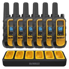 DEWALT  MFR#:DXFRS300-BCH6,Channels:22,Radios:6 807RW6