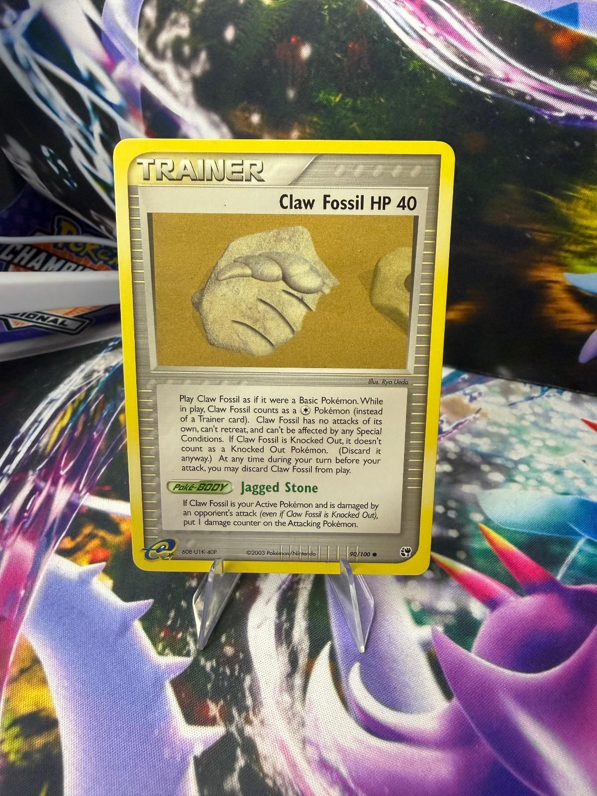 CLAW FOSSIL 90/100 SANDSTORM Common Pokemon