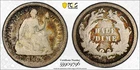 5c 1863 Seated Liberty Half Dime PCGS VG8 RARE! LOW MINTAGE *  AvenueCoin