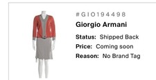 GIORGIO ARMANI women  s Office Siren Two Piece Suit