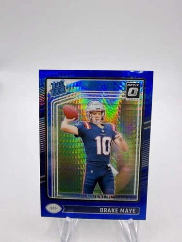 2024 Panini Donruss Optic - Rated Rookie Drake Maye #229 Blue Hyper Prizm (RC)🔥