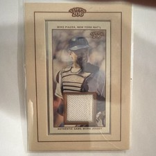 Topps Topps 206 TR-MP Mike Piazza New York Mets Game-Worn Jersey Insert
