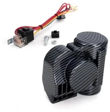 150DB Super Loud Horn Train Horn for Car Motorcycle Truck Boat Pickup Air Black