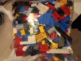 Vintage LEGO Parts Lot (1988&ndash;1999) - 2 LB Bags - Pirate, Knights, Space, Town...