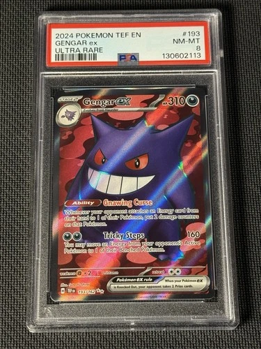 Gengar ex 193/162 Pokemon Temporal Forces PSA 8