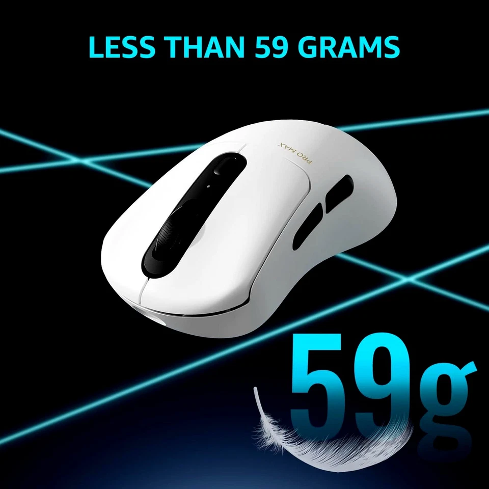 RAPOO Wireless Gaming Mouse 30000 Independent X/Y DPI 8KHz Polling 59g - Image 4 of 4