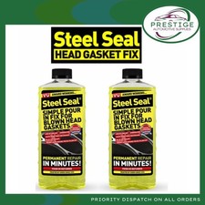 Steel Seal Blown Head Gasket Fix Repair Sealer ? Lifetime Guaranteed Sealant 2pk