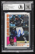 BAS 2019 Update 1984 Topps Baseball Fernando Tatis Jr #84-8 BGS Authentic 04k8