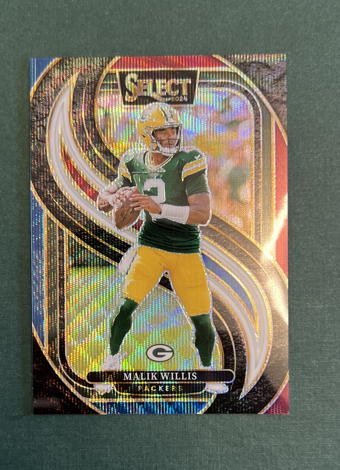 2024 Panini Select - Premier Level Malik Willis #180 Tri-Color Prizm /249