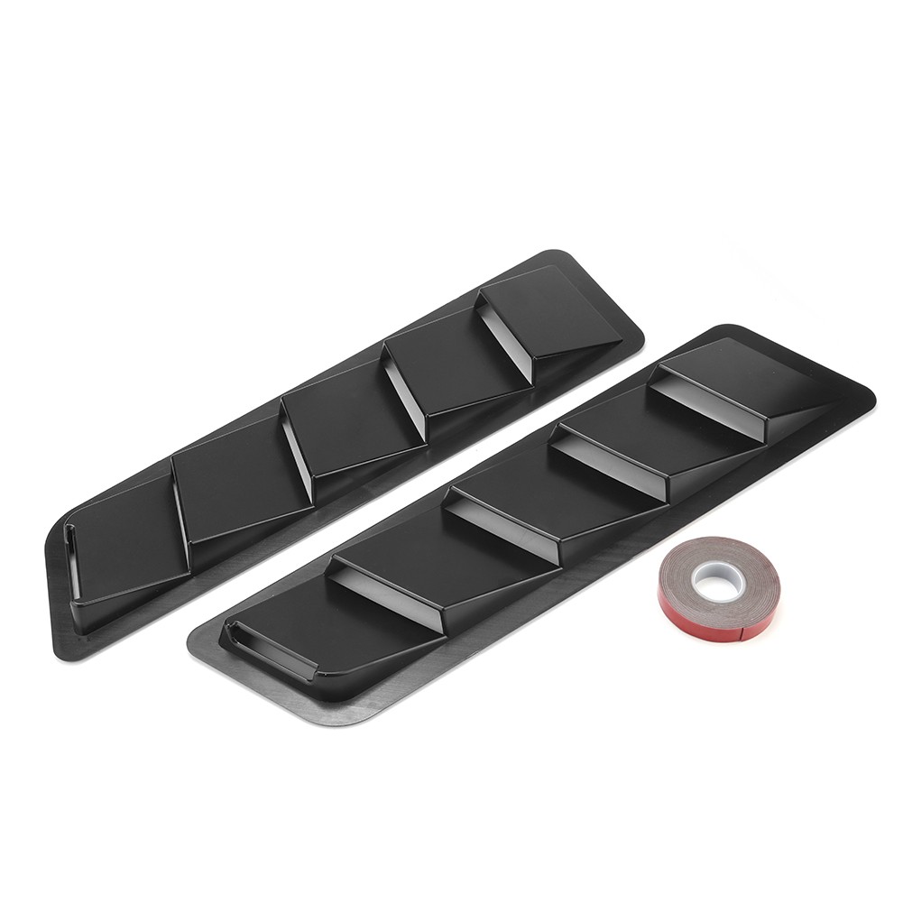Car Hood Air Intake Louver Panel Engine ABS Cooling Vent Cover Trim Access KRI✈️