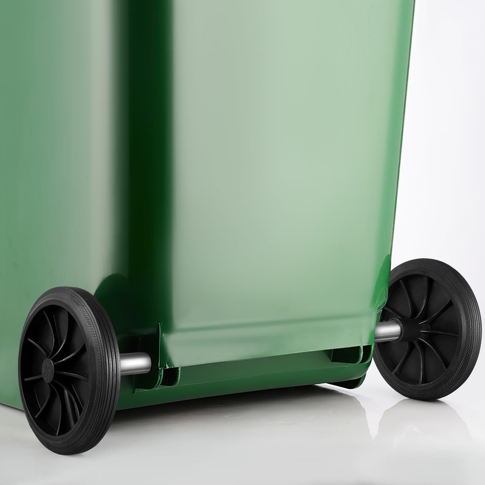 Wheels for Recycling Bin: Garbage Can Wheels Trash Can Wastebasket Pulley Whe...