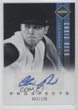 2011 Panini Limited Prospects Signatures 55/128 Chris Reed #40 Auto 0p8