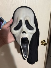 Gen 2 Scream Ghostface Mask Fun World Fantastic Faces Cotton Movie Style Damaged