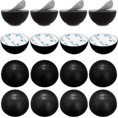 1.25'' Silicone Hemisphere Bumpers Isolation Feet, 16Pack Non Skid Speaker Iso