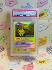 PSA 8 PIKACHU 94 MYSTERIOUS TREASURES REVERSE HOLO BURGER KING