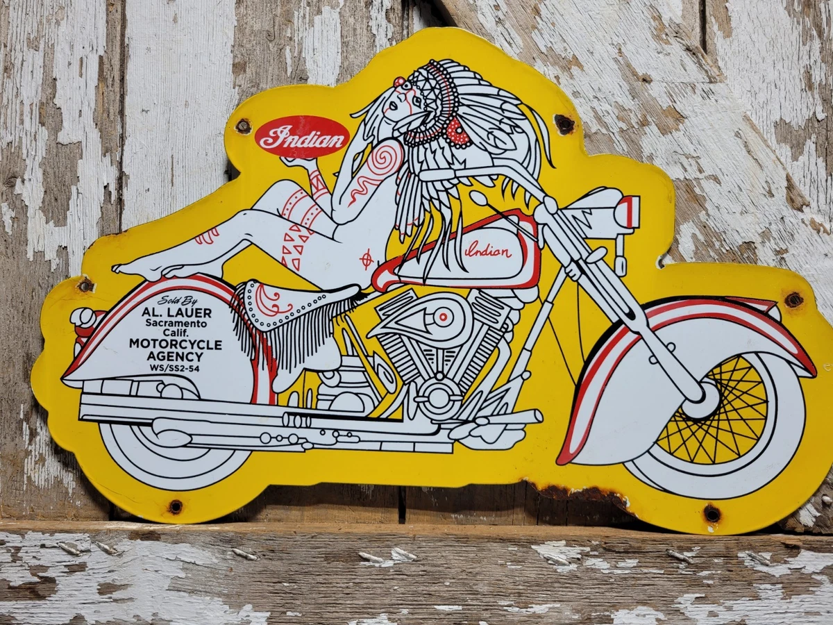 Las mejores ofertas en Indian Motorcycle signo en letreros