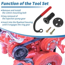 13mm Idle Lock Nut Wrench Injection Pump Gear Puller Engine Barring Tool VE VP44