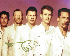 * DONNIE WAHLBERG * signed 8x10 photo * NEW KIDS ON THE BLOCK * COA *