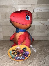 Dino Ranch BLITZ the Raptor Dinosaur 7.5  Plush Toy Factory 2024