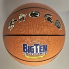 Vintage 1990's Hardees Big 10 Conference Basketball Ball Limited Edition Orange — photo 2
