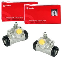 2X Brembo Radbremszylinder 15,87Mm Passend FüR Nissan 100NX Almera Micra