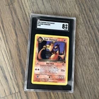 2000 Pokemon Team Rocket Dark Charizard #21 Non-Holo Unlimited PSA 8 WOTC