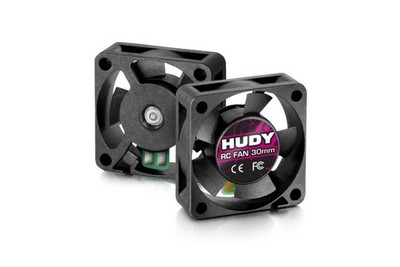 HUDY Brushless RC Lüfter 30mm mit externen Lötfahnen / HUD293110
