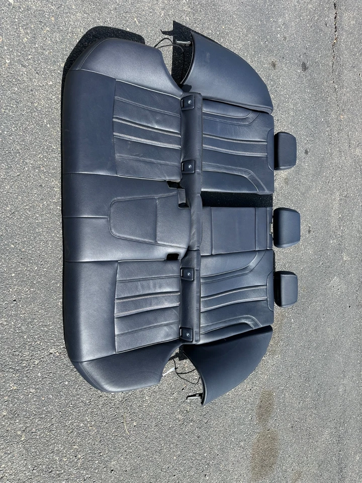 2018 - 2020 BMW M550I G30 Front Rear Dark Blue Leather Heated Bucket Seats Set — 第 4/4 张图片