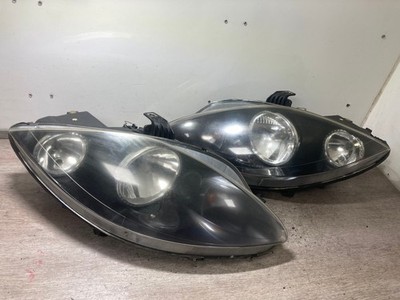 2008 SEAT ALTEA PASSENGER & DRIVER SIDE FRONT HEADLIGHTS PAIR