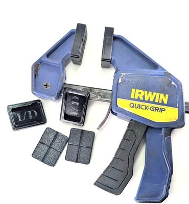 Irwin Replacement Quick Grip Jaw Pads Mini 140lb Trigger/Bar Clamp-6 pack U.S.A