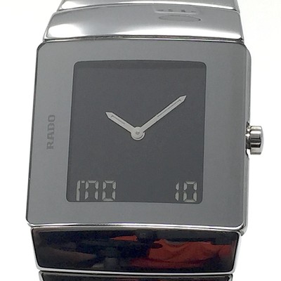 RADO (like new & unworn) Sintra L 31x31mm Multifunction Diastar Platinum Ceramic