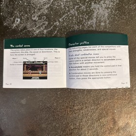 TMNT Teenage Mutant Ninja Turtles Tournament Fighters NES Instruction Booklet