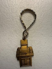 Vintage RCA Global Communications Electronics Typewriter Advertising Keychain