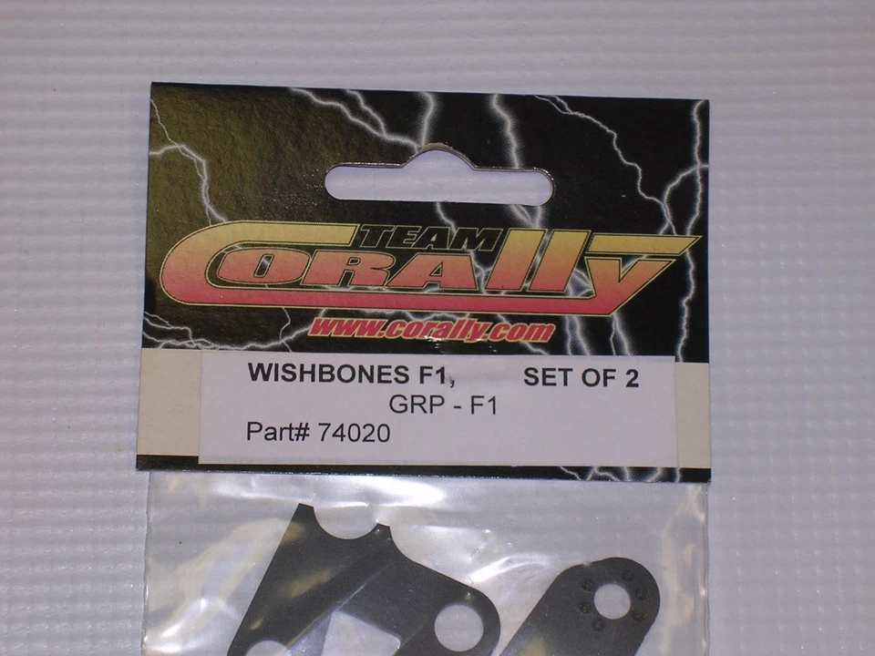 Corally Front Wishbones for F1 Fiberglass L/R #74020 - Image 2 of 2