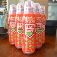 Fire Safety Devices Lifesafe Technologies, 5 Pack, Stay Safe All in 1 Sprays 