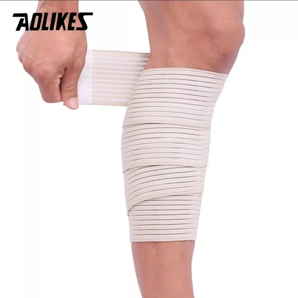Knee Support Wrap Elastic Strap Bands Sports Brace AOLIKES H77 - Image 3 of 4