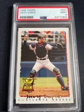1995 TOPPS JAVY LOPEZ #567 ATLANTA BRAVES ALL STAR ROOKIE PSA 9 MINT RC